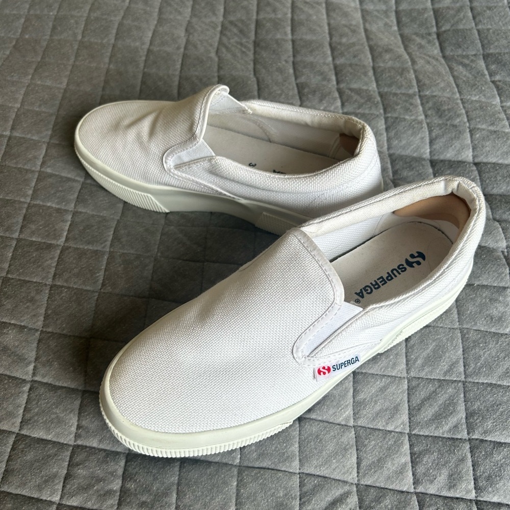Supers slip ons -worn once